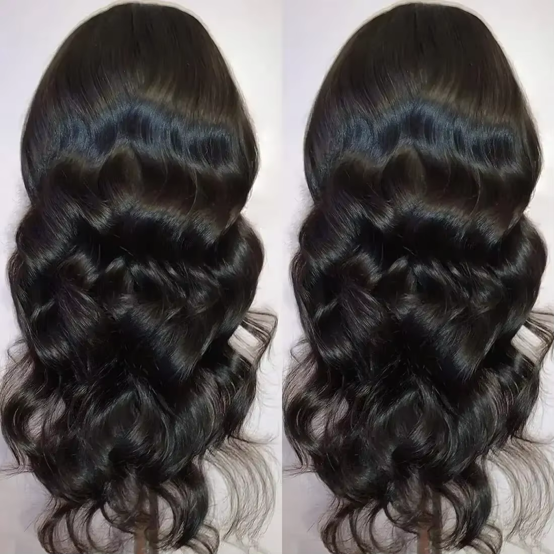 Nouvelles perruques synthétiques Body Wave 13*4 Lace Front