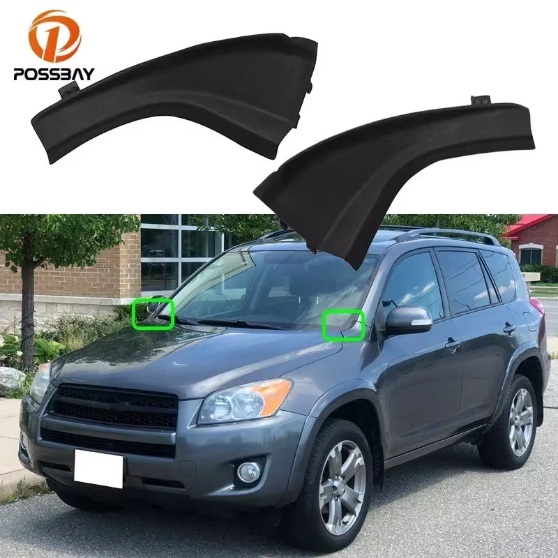 Extension de capot d'essuie-glace de pare-brise de voiture, couvercle de garde-boue pour Toyota RAV4 RAV-4 2006 2007 2008 2009 2010 2011 2012, pièces extérieures