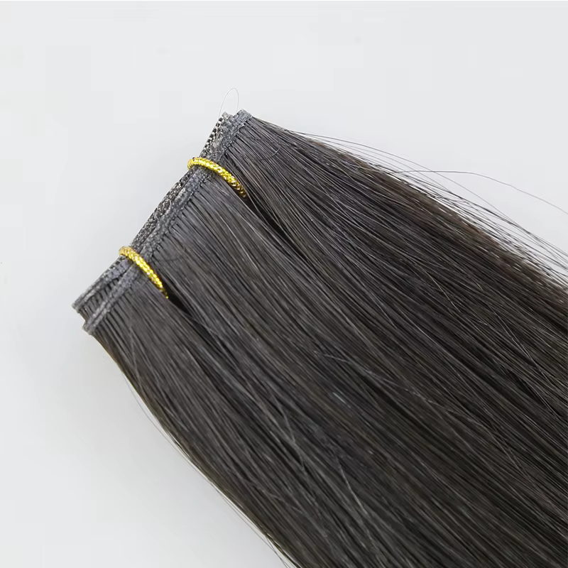 Extensions de cheveux de trame de génie vierge russe à Double tirage
