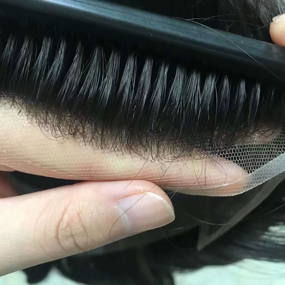 Toupet Bouclé Ondulé pour Homme