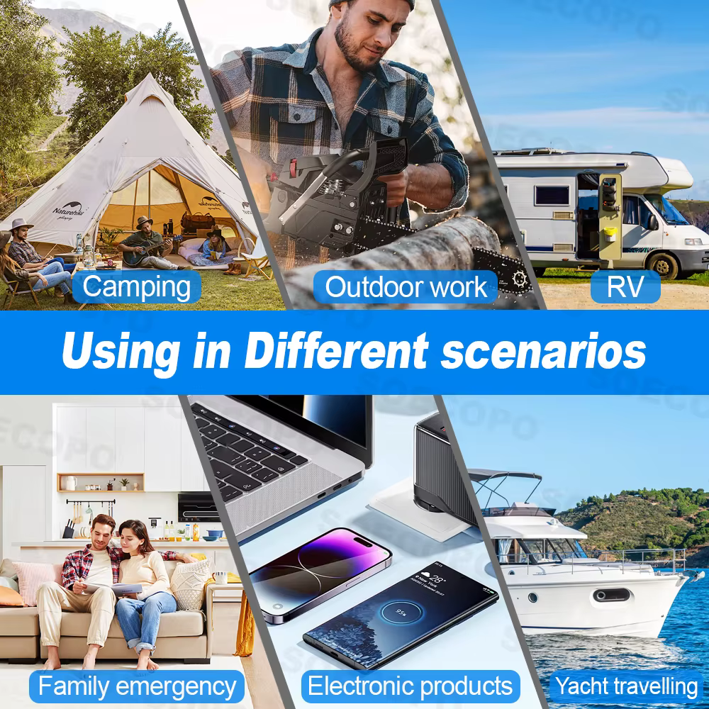 Convertisseur de tension double 7000W-10000W DC 12/24V 48/60V 60/72V vers AC 220V 50Hz avec port USB pour camping-car, camping, camion, extérieur