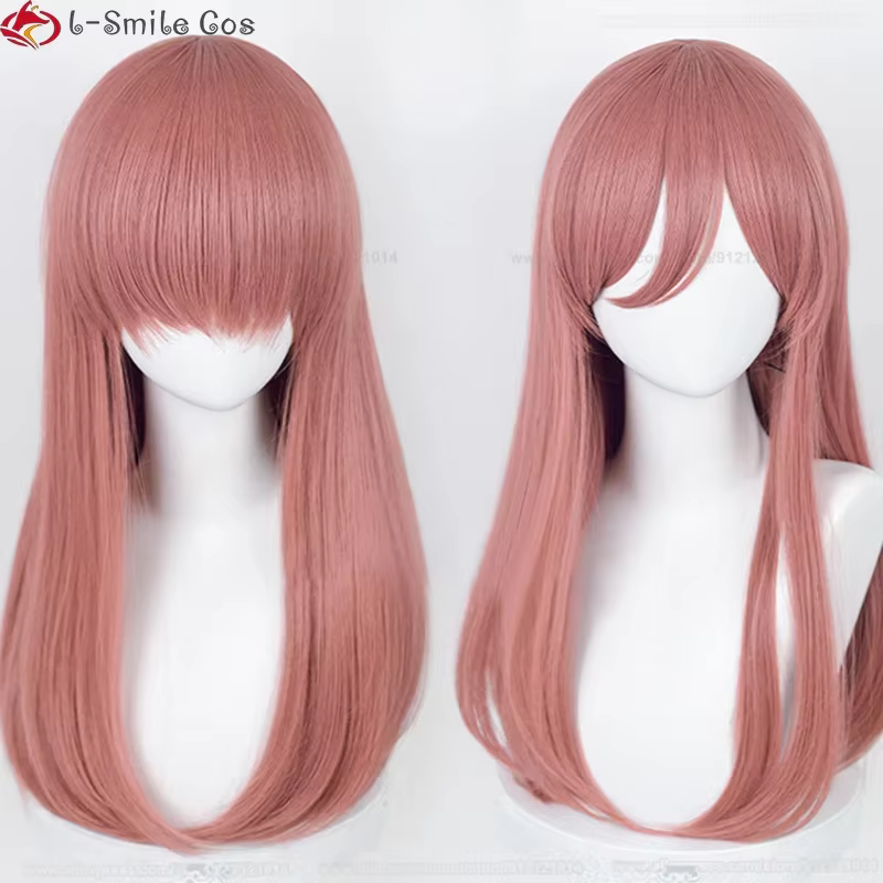 Nakano Miku Cosplay perruque 60 cm de Long rose foncé perruques pour femmes Anime