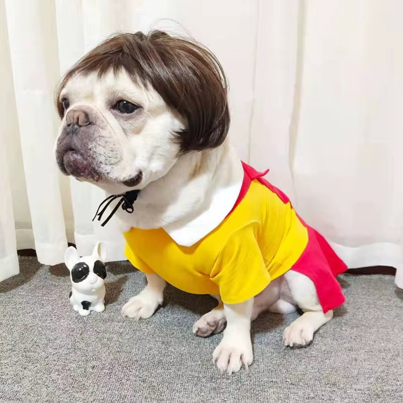 NONOR-Perruques pour animaux de compagnie, accessoires de cosplay, chapeau en élasthanne croisée, olympiques amusants, accessoires de tête pour chiens et chats, fournitures de Noël Halloowen