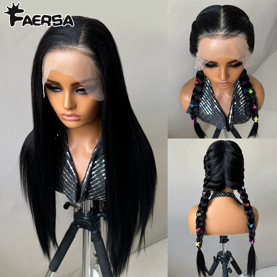 Perruque Lace Front Wig synthétique HD