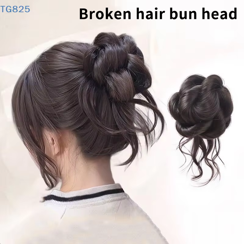 Nouveau Chignon Synthétique Effet Coiffure Désordonnée avec Pince à Cheveux