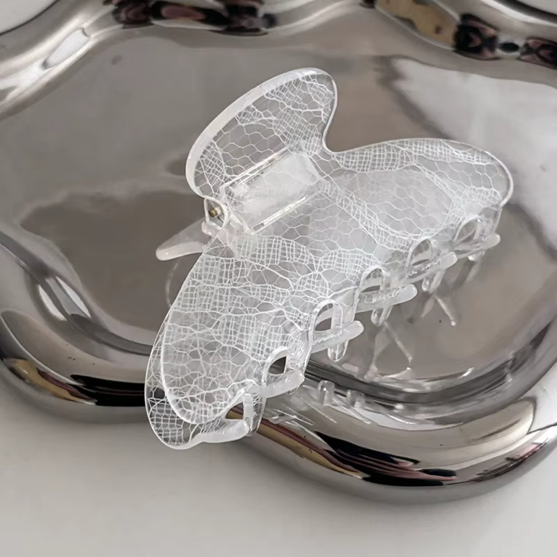 Pince à cheveux à motif de dentelle