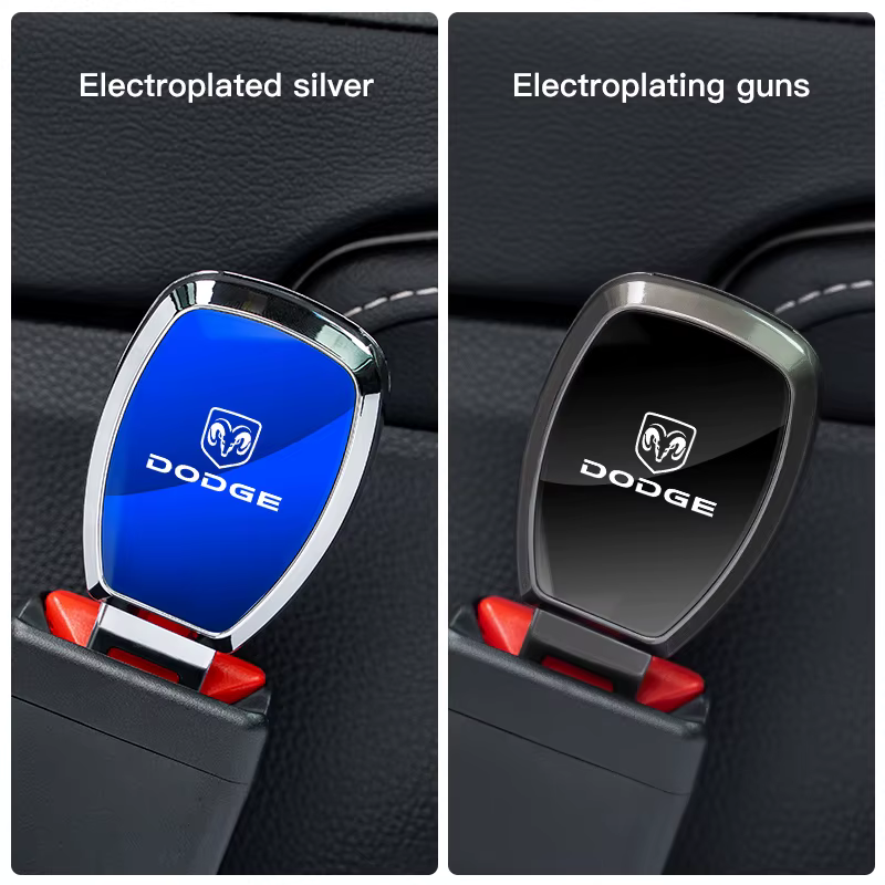 Prise d'extension de ceinture de sécurité de voiture, Clip d'extension en alliage de Zinc pour Dodge Challenger Charger Journey Ram Durango SRT Dart Journey Avenger