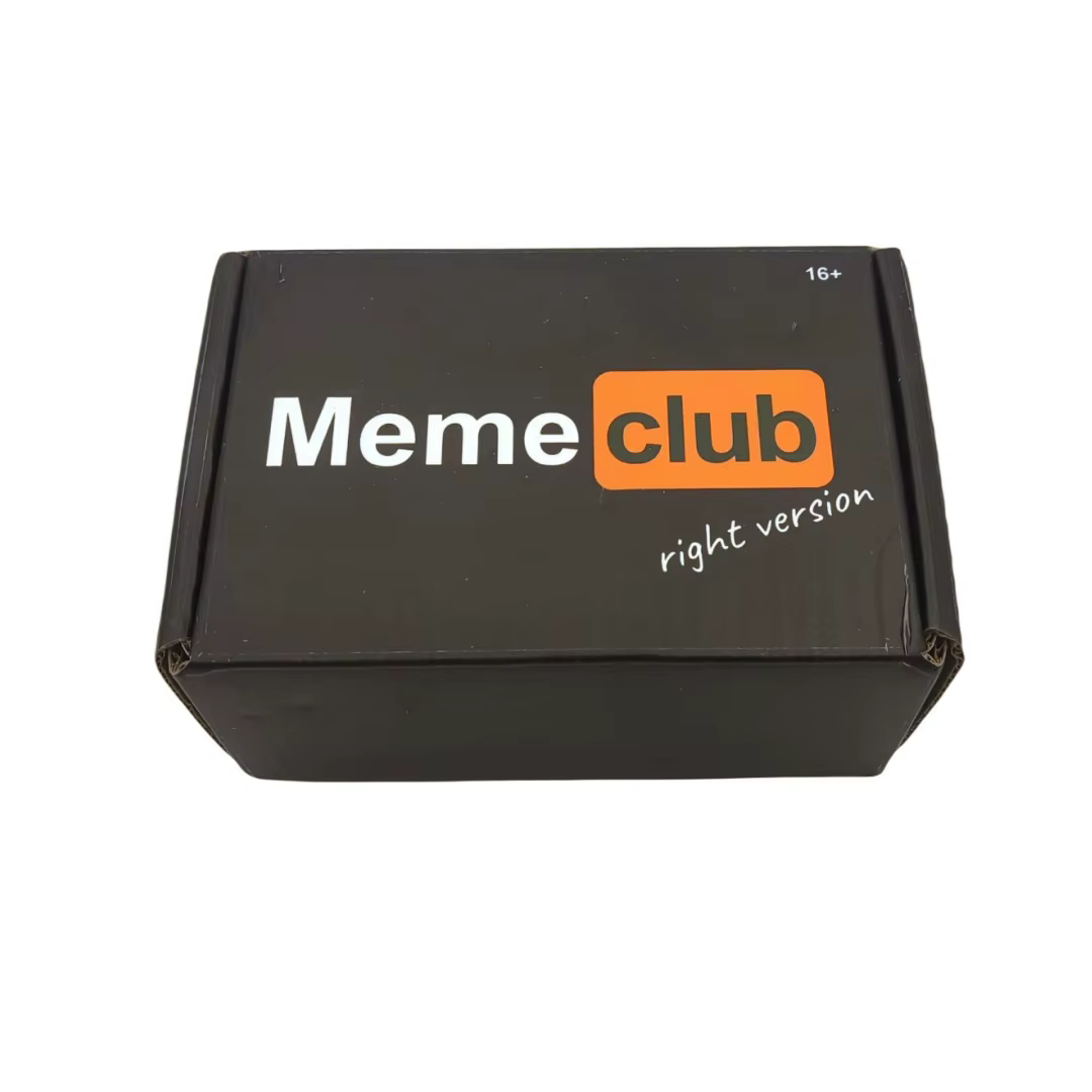 Meme Club: Right Version, version russe du jeu de société, jeu de table interactif, jeu de cartes adapté aux rassemblements d'entreprise, cadeau de vacances.