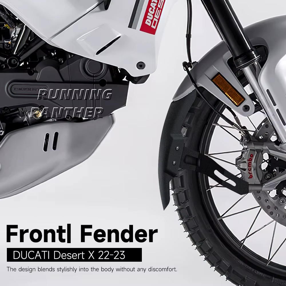 DESERT X – accessoires de moto, extension de garde-boue avant, 3 couleurs, nouveau pour Ducati Desert X DesertX 2022 2023 2024