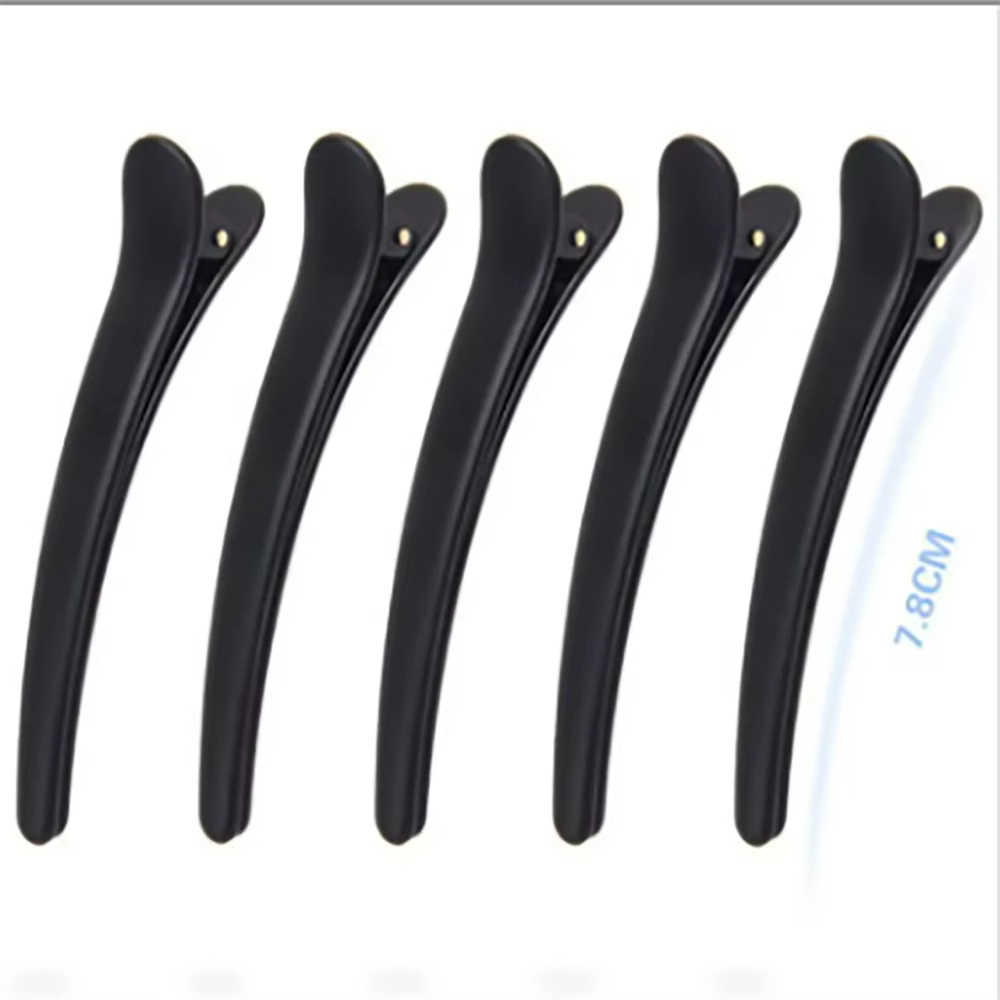 10 pièces/ensemble pince à bord en plastique épingle à cheveux accessoires grande taille 8CM