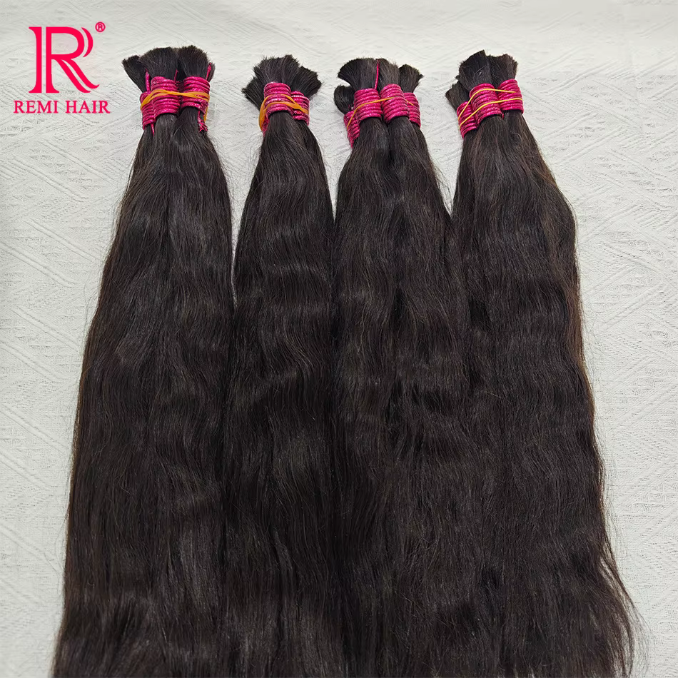 Cheveux naturels non traités 100% véritables en vrac