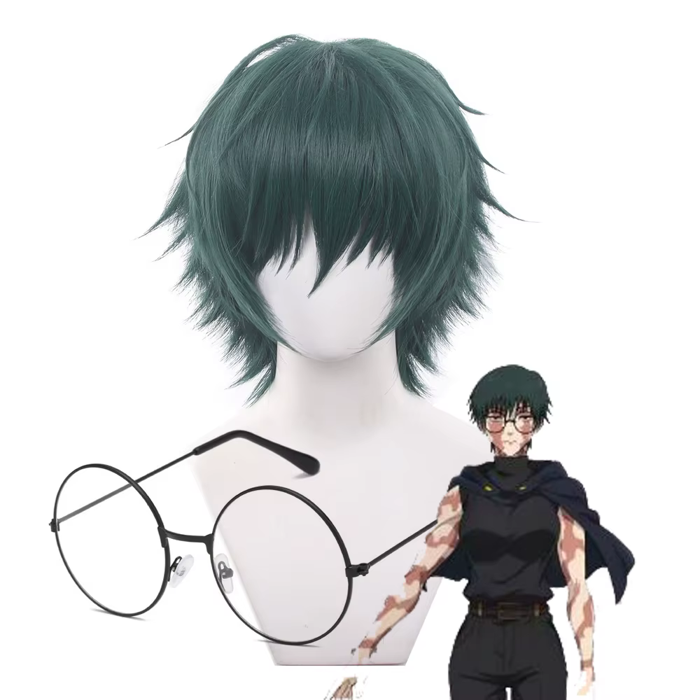 Perruque de Cosplay Anime Jujutsu Kaisen Maki Zenin