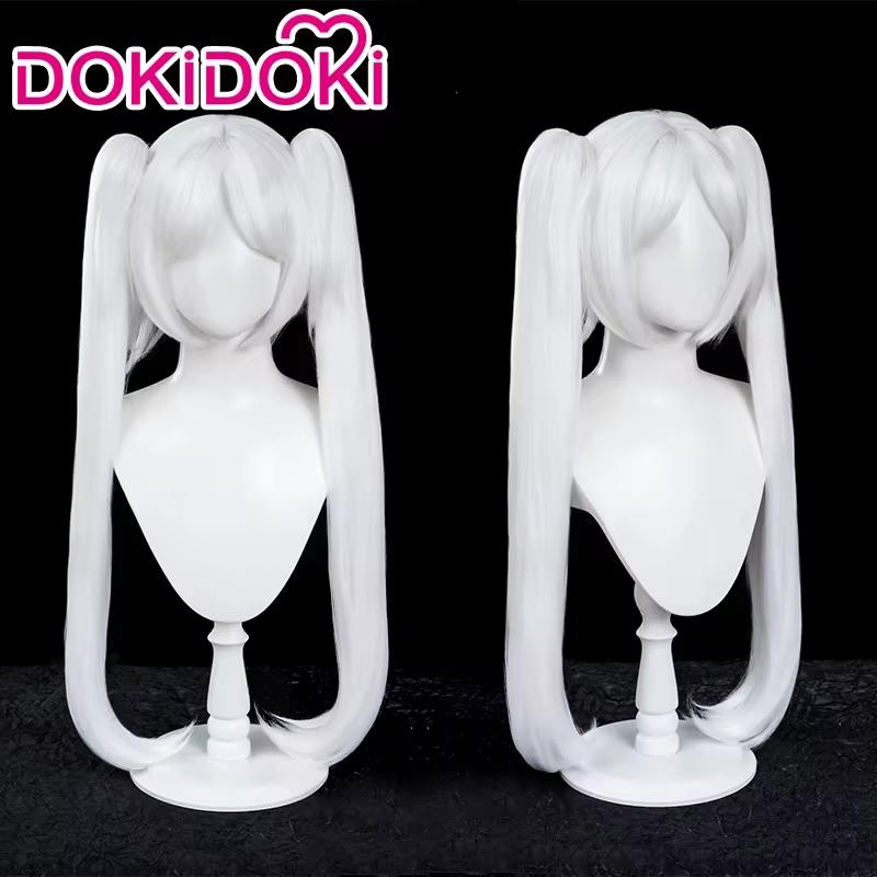 【Prêt à être expédié】 Perruque Frieren pour cosplay d'anime DokiDoki