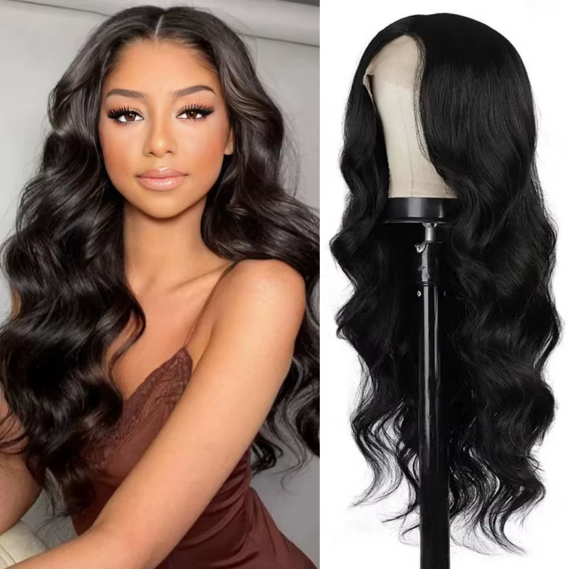 Ultraviolet 600 Middle Part Long Hair