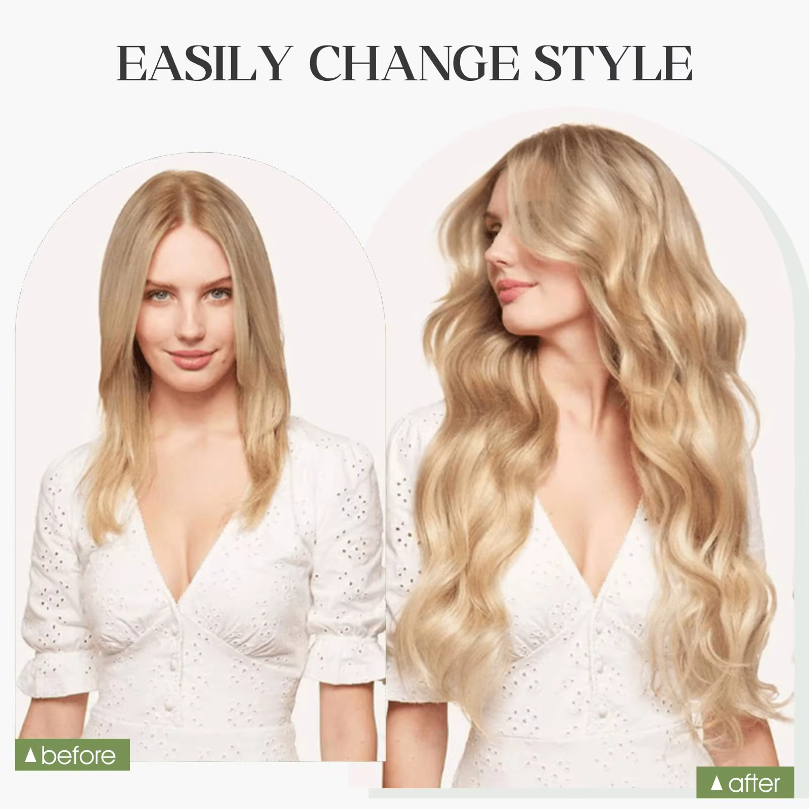 # Extensions de cheveux naturels à fil Invisible blond 613