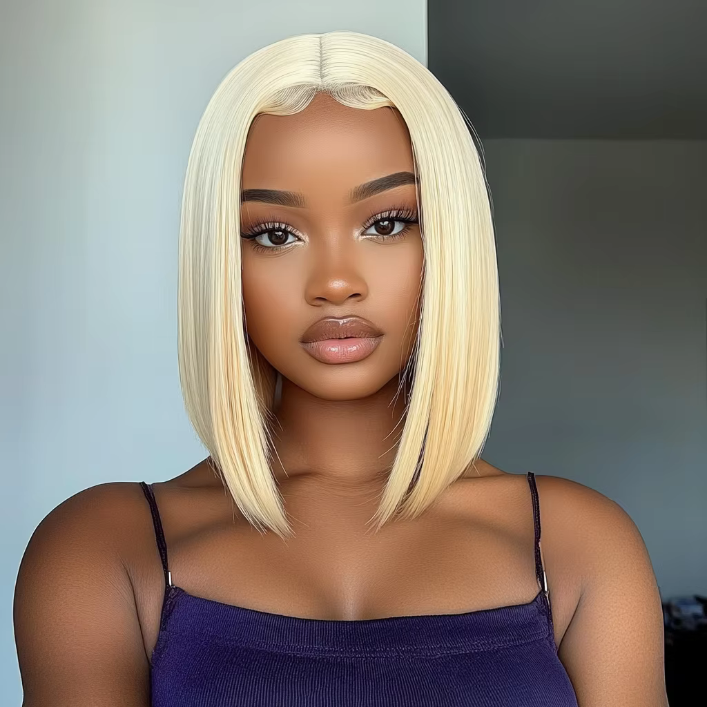 613 perruques de cheveux humains blonds pour les femmes 13x6x1