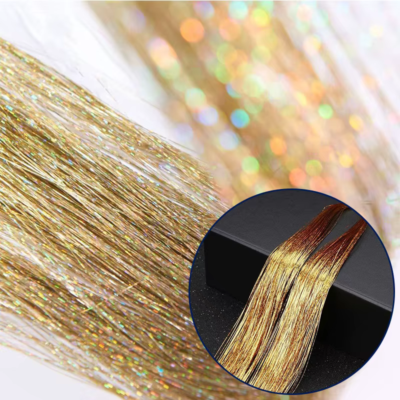 Kit de guirlandes capillaires brillantes et colorées