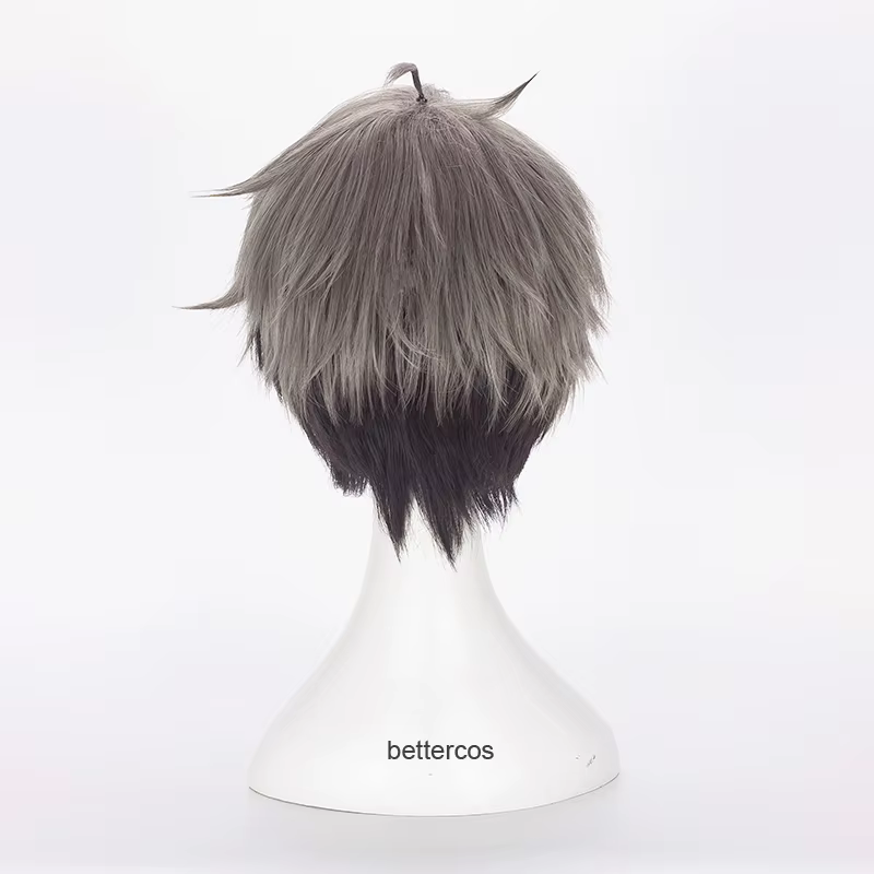 Haikyuu!! Miya Osamu noir marron Cosplay perruque Miya Atsumu court noir blond résistant à la chaleur synthétique cheveux perruque accessoire de déguisement