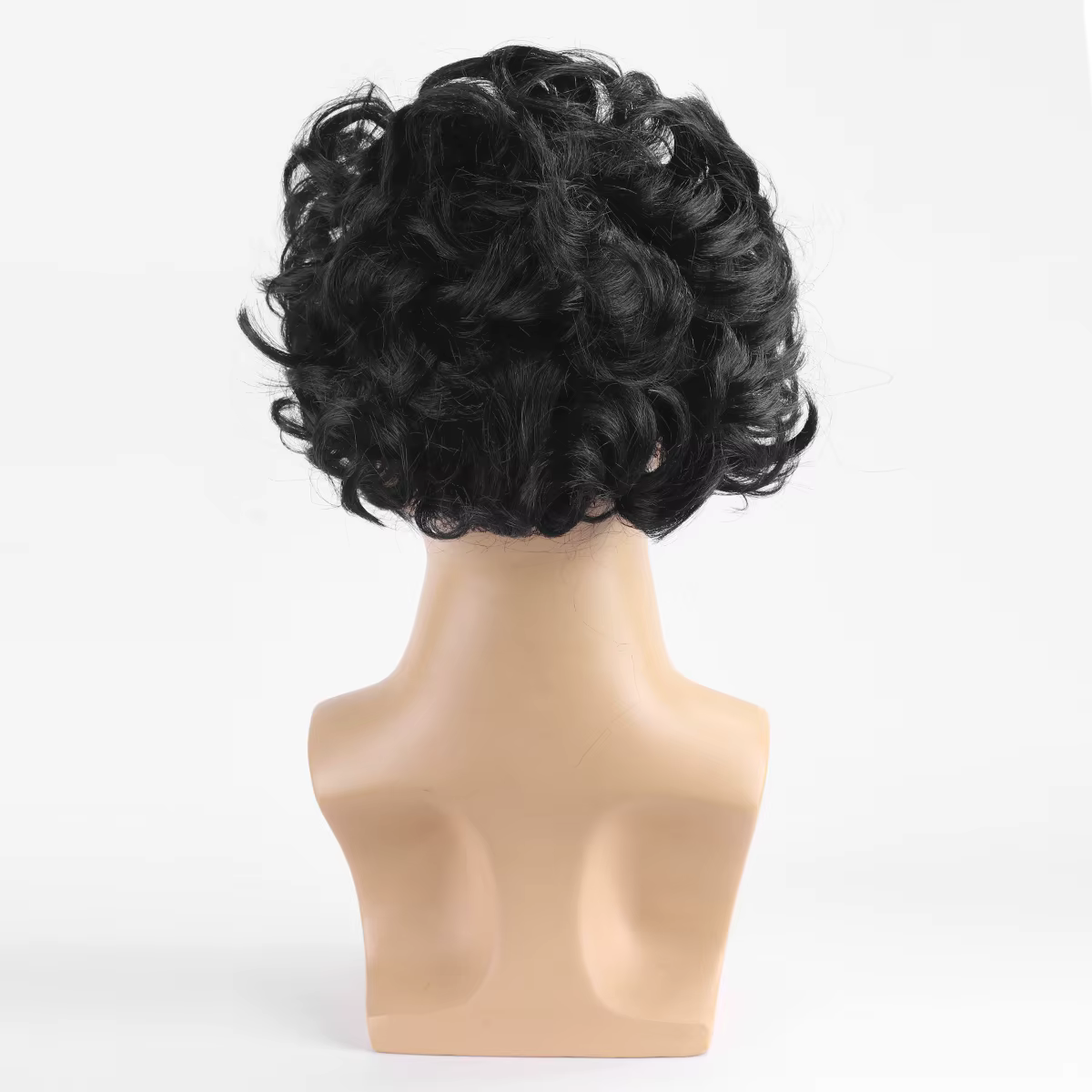 Perruque demi-couvre-tête en fibre synthétique