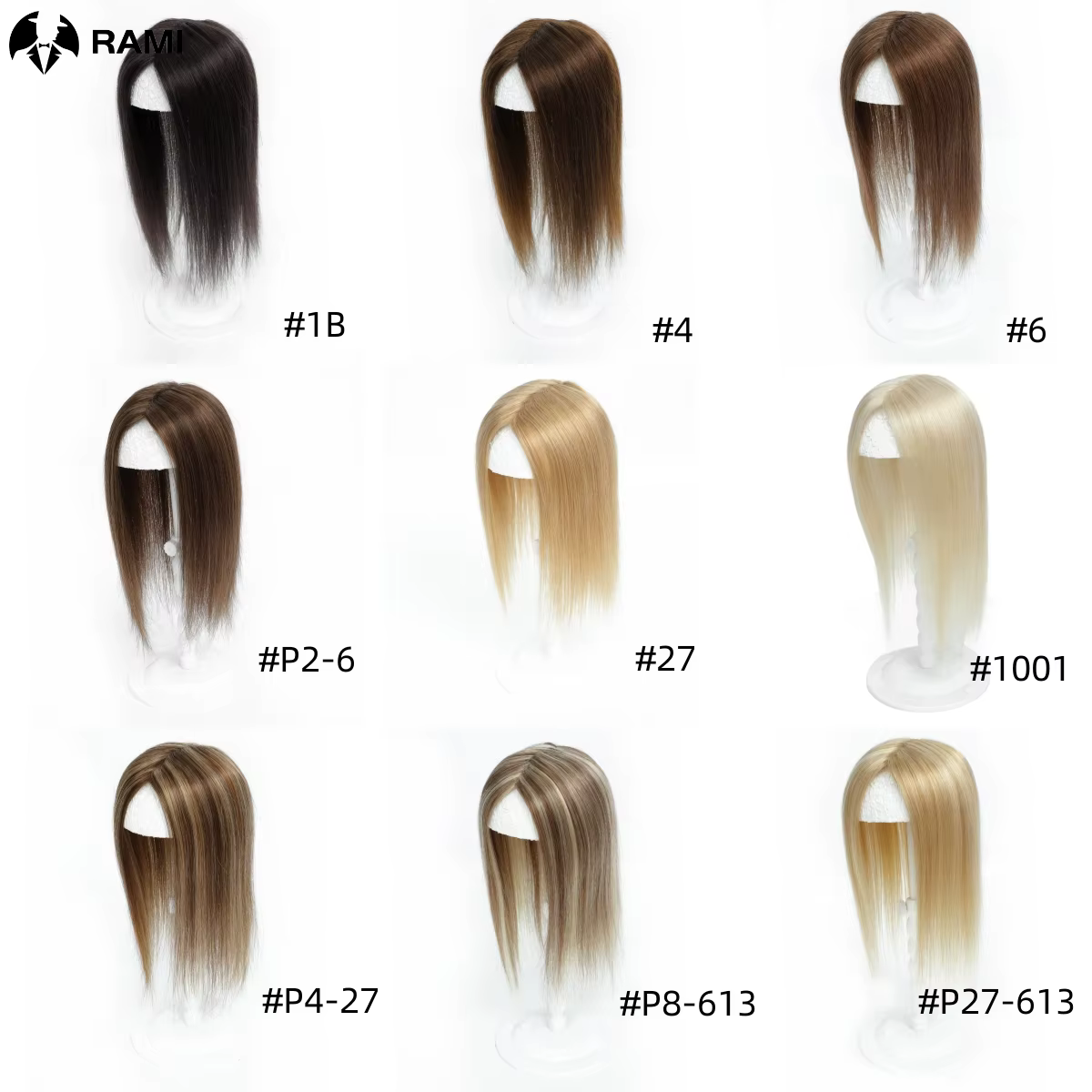 Topper de cheveux 100% humains en gros | Postiche à clipser pour Salons | Prix du fournisseur en vrac | Livraison