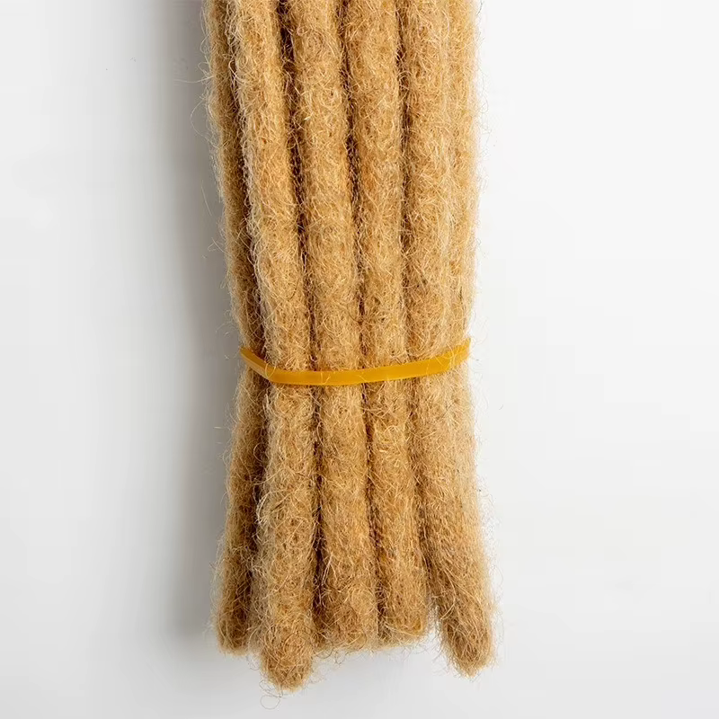 0,4 0,6 0,8 cm # Extensions de dreadlocks en cheveux naturels 27 couleurs, extensions de locs permanentes en cheveux naturels