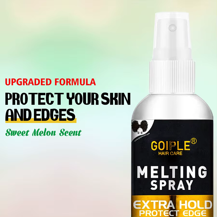 Kit de perruques adhésives à forte tenue pour perruque avant de 3 jours et Spray fondant imperméable pour teinte