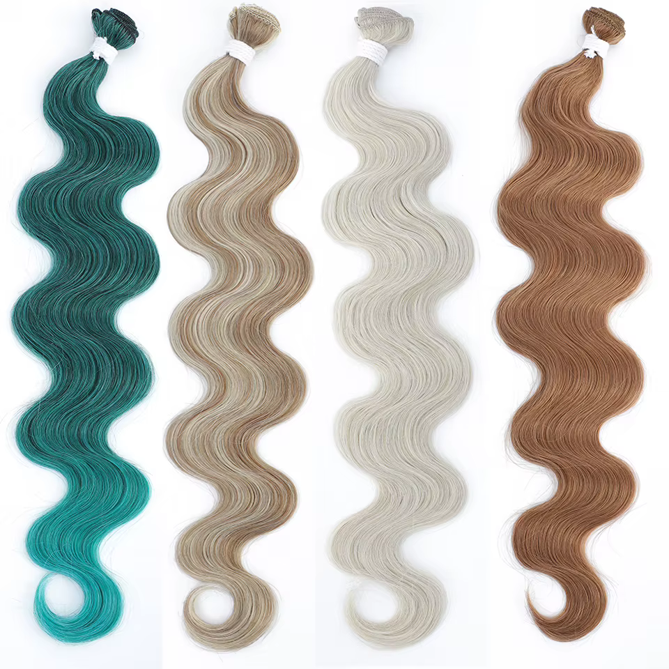 Mèches synthétiques Body Wave colorées 613