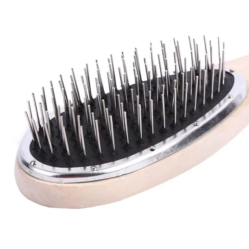 Peigne démêlant professionnel en acier