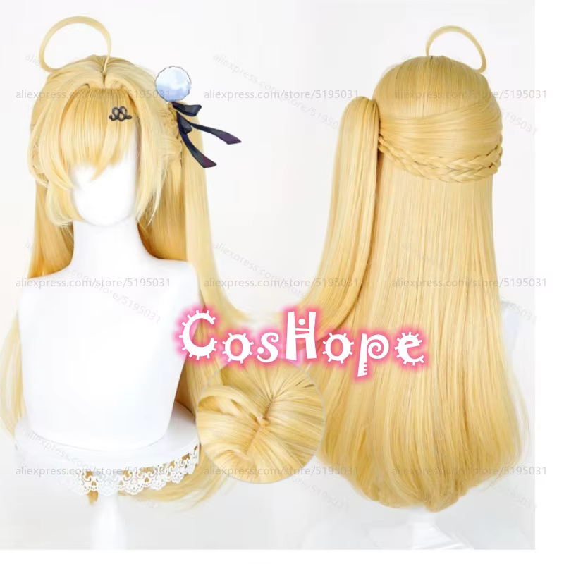 ZZZ Cissia – perruque de cosplay avec queue de cheval
