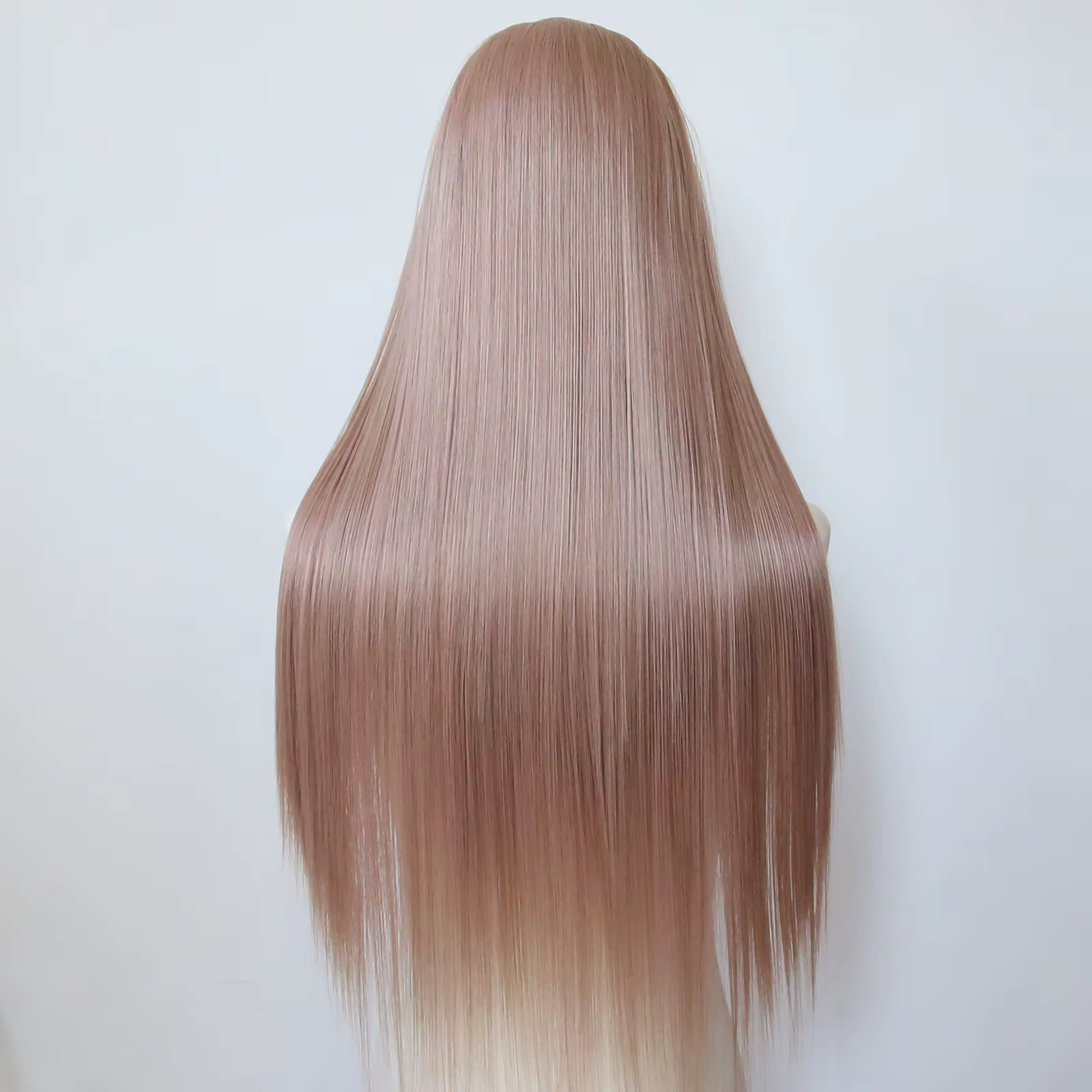 Perruque Lace Front Wig synthétique Rose