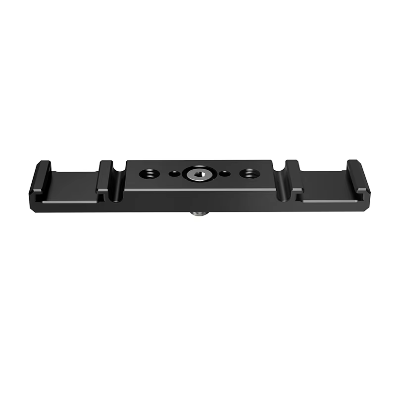 Support de barre d'extension de lumière à double chaussure froide pour Gopro Insta360 appareil photo reflex numérique Microphone support de lumière vidéo support de trépied Vlog