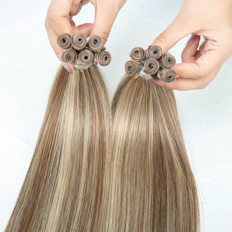 Extensions de cheveux tissées à la main