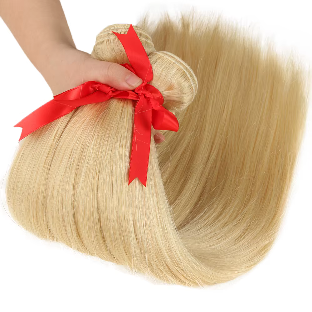 Tissage en Lot Brésilien Naturel Remy Lisse Blond 613