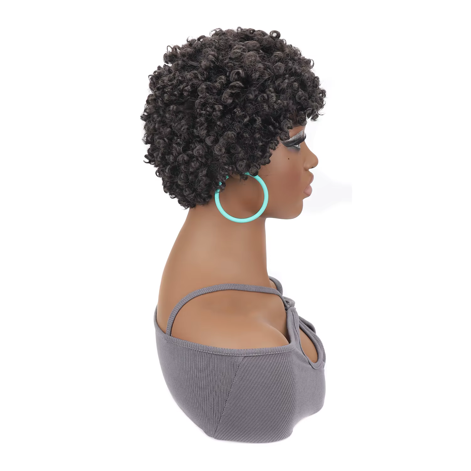 Perruques courtes afro bouclées pour femmes