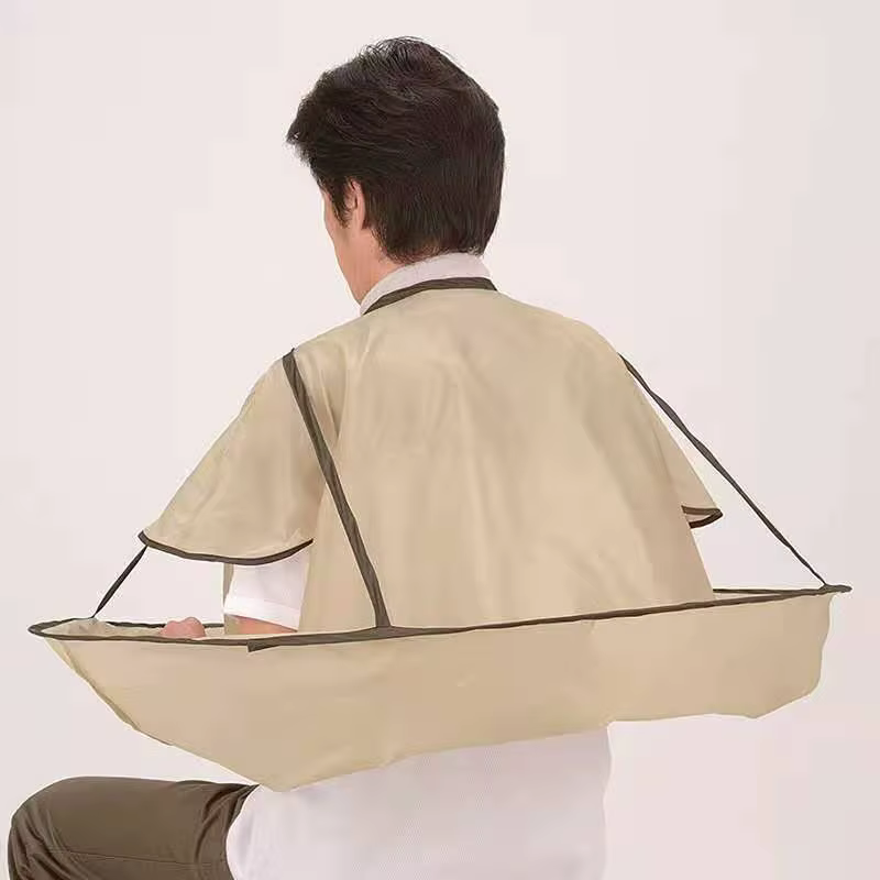 Cape de coupe de cheveux professionnelle pour barbier, parapluie pliable, imperméable, outil de coupe de cheveux, salon de coiffure