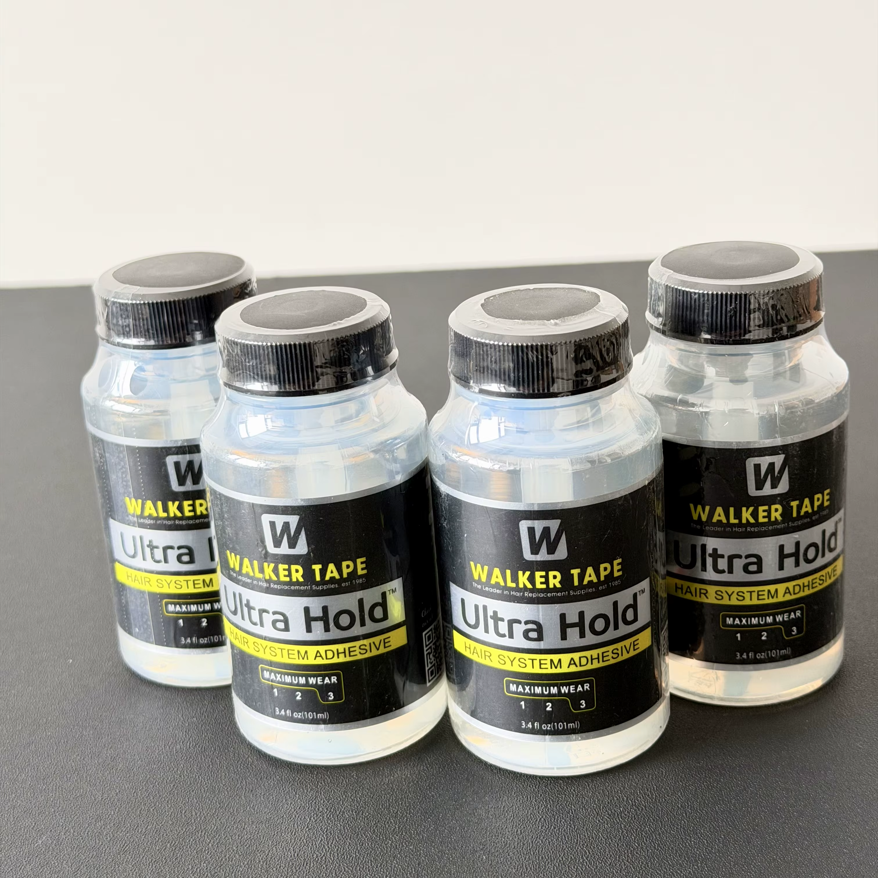Colle Ultra Hold pour perruques à dentelle 3.4oz/101ml / 0.5oz/15ml Walker Tape – Adhésif puissant et imperméable pour