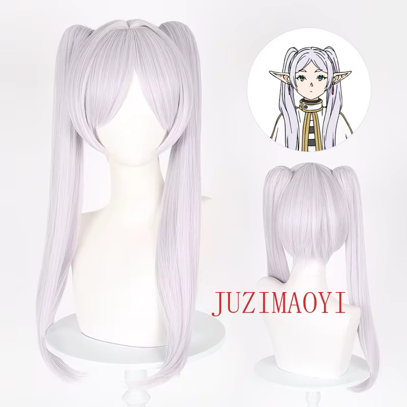 Perruque de Cosplay Anime Frieren 65cm