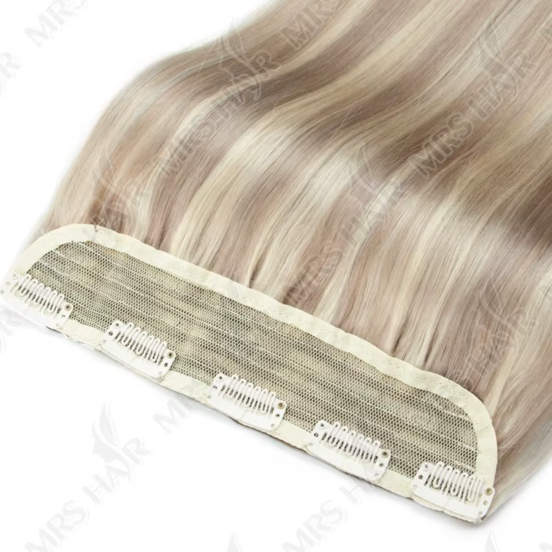 Extensions de cheveux humains à clips