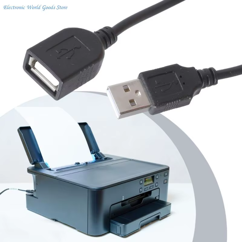 Câble d'extension USB 2.0 Portable A3PD, fil données 480Mbps pour imprimante stockage externe