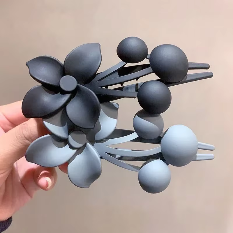 Pince à cheveux fleur élégante pour femme