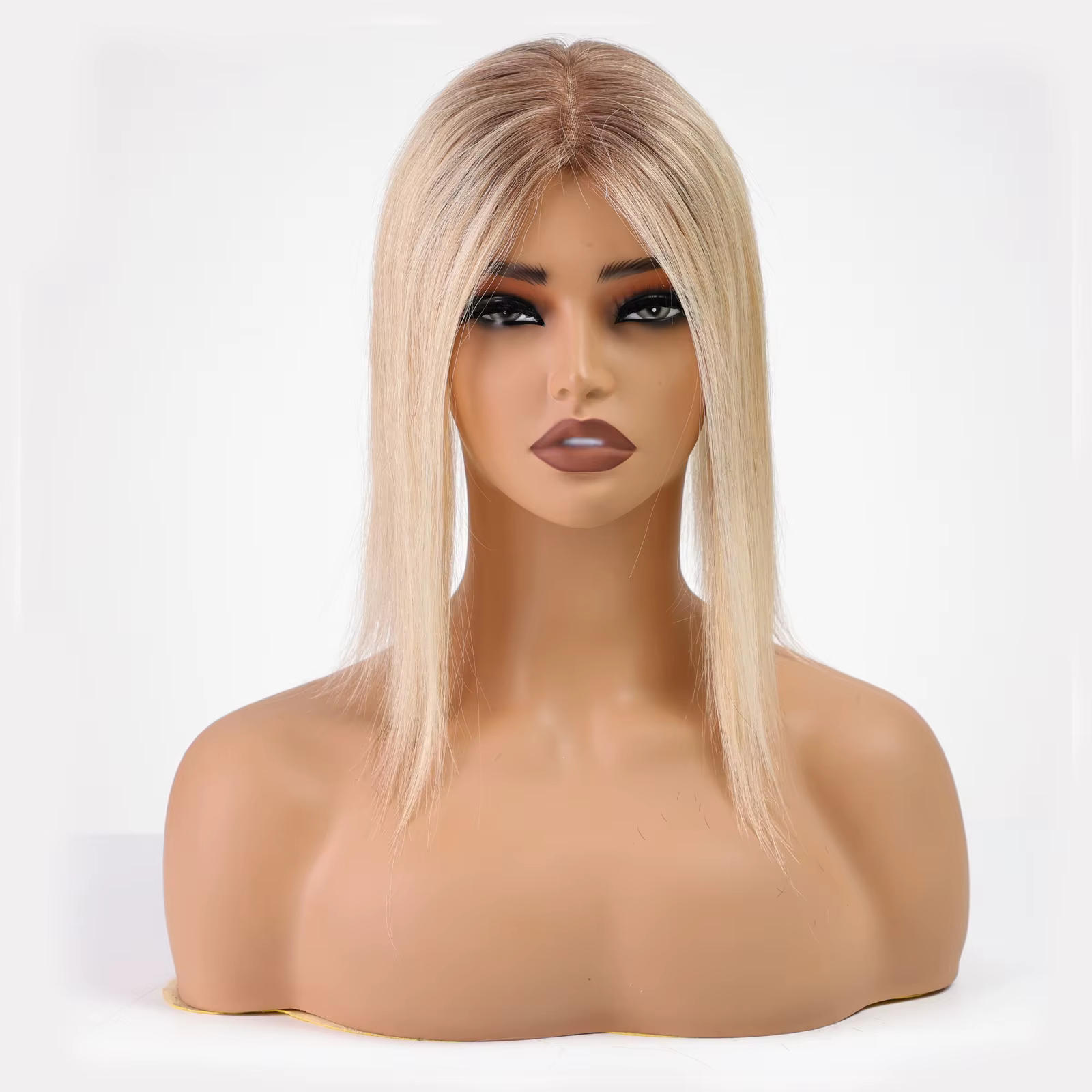 100% Remy cheveux humains Toppers Lase Base Clips dans