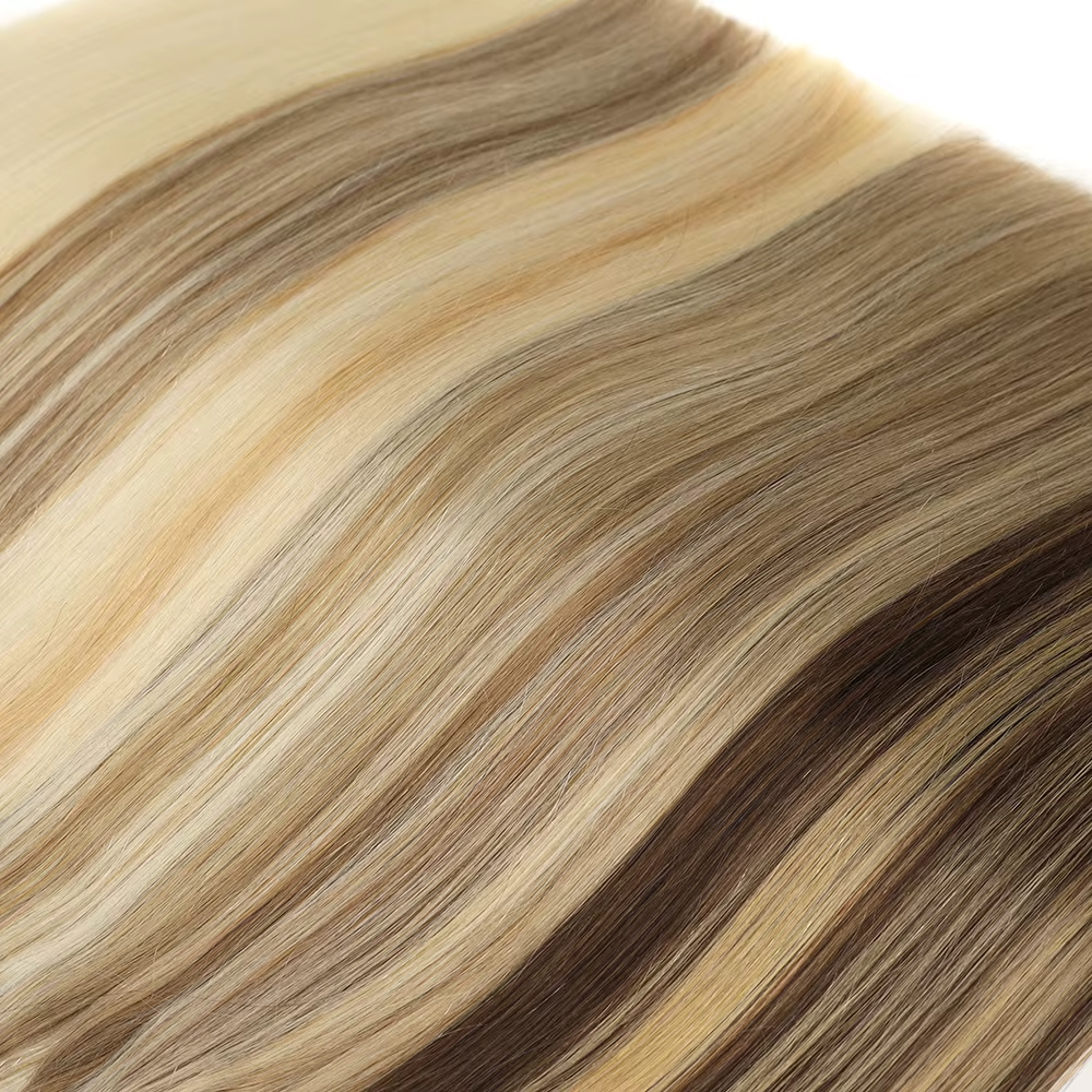 Extensions de cheveux à trame double cousue
