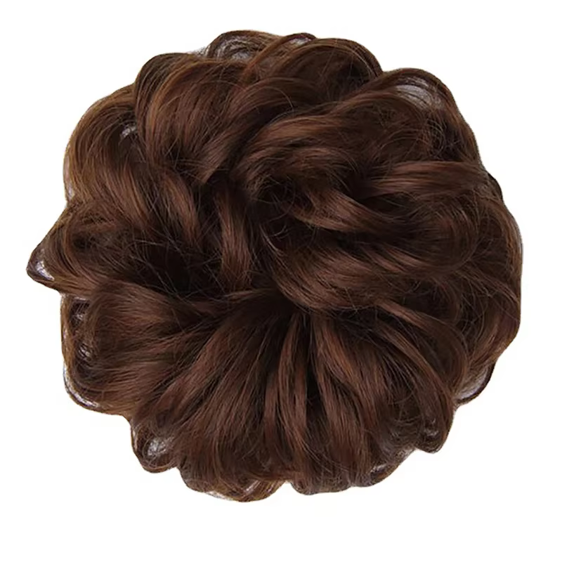Chignon synthétique perruque dames queue de cheval Extension de cheveux Scrunchie élastique vague bouclés postiches