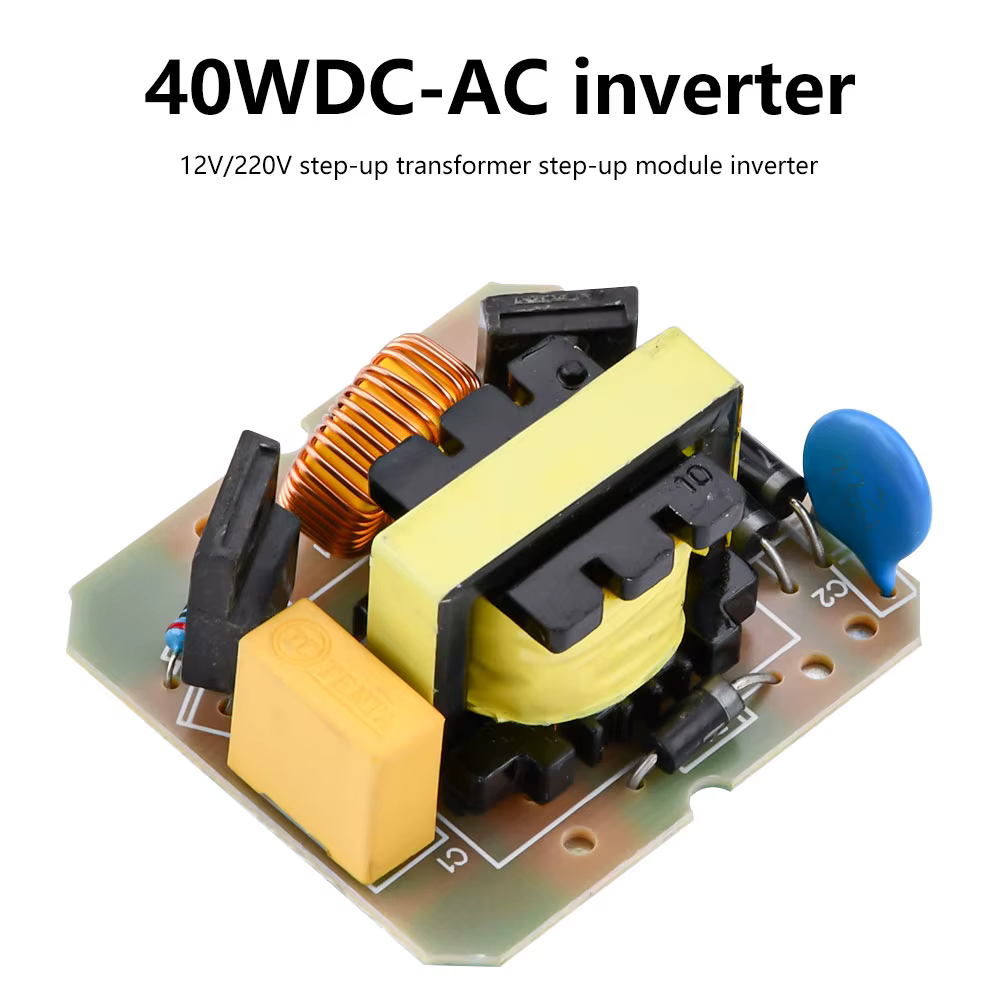 Step ettes Power Tech 12V à 220V 40W DC-AC Boost Inverter Tourists Channel Inverse Converter Booster Tech Sochi