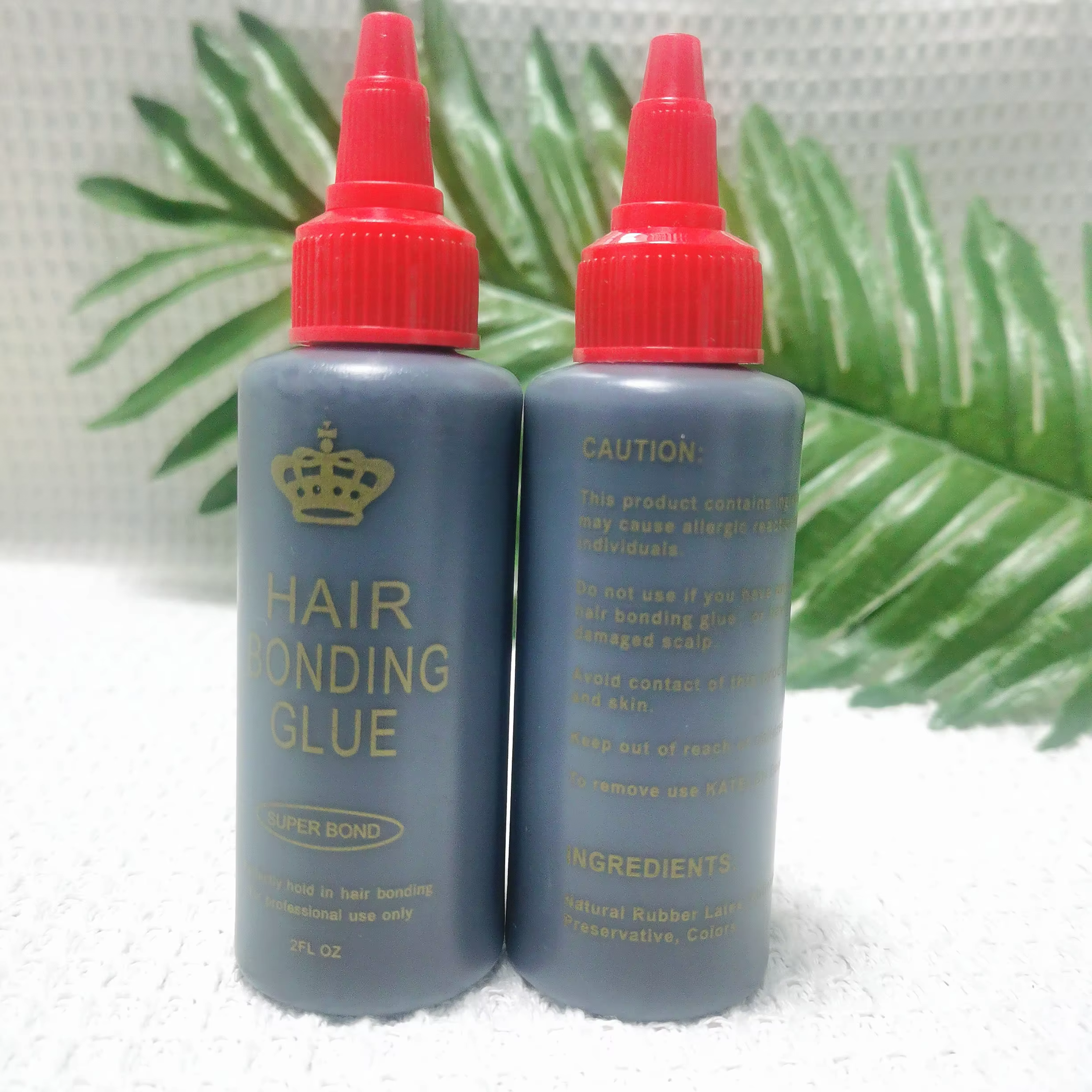 Colle pour tissage de cheveux noire 1 oz/2 oz/4 oz 30 ml/60 ml/118 ml