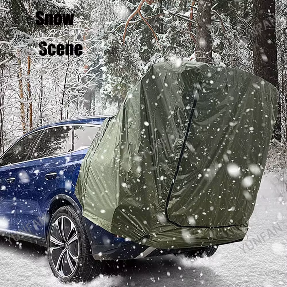 Tente de camping multifonctionnelle pour l'arrière de voiture avec auvent, résistante au soleil et à la pluie, pour pique-nique et camping en plein air