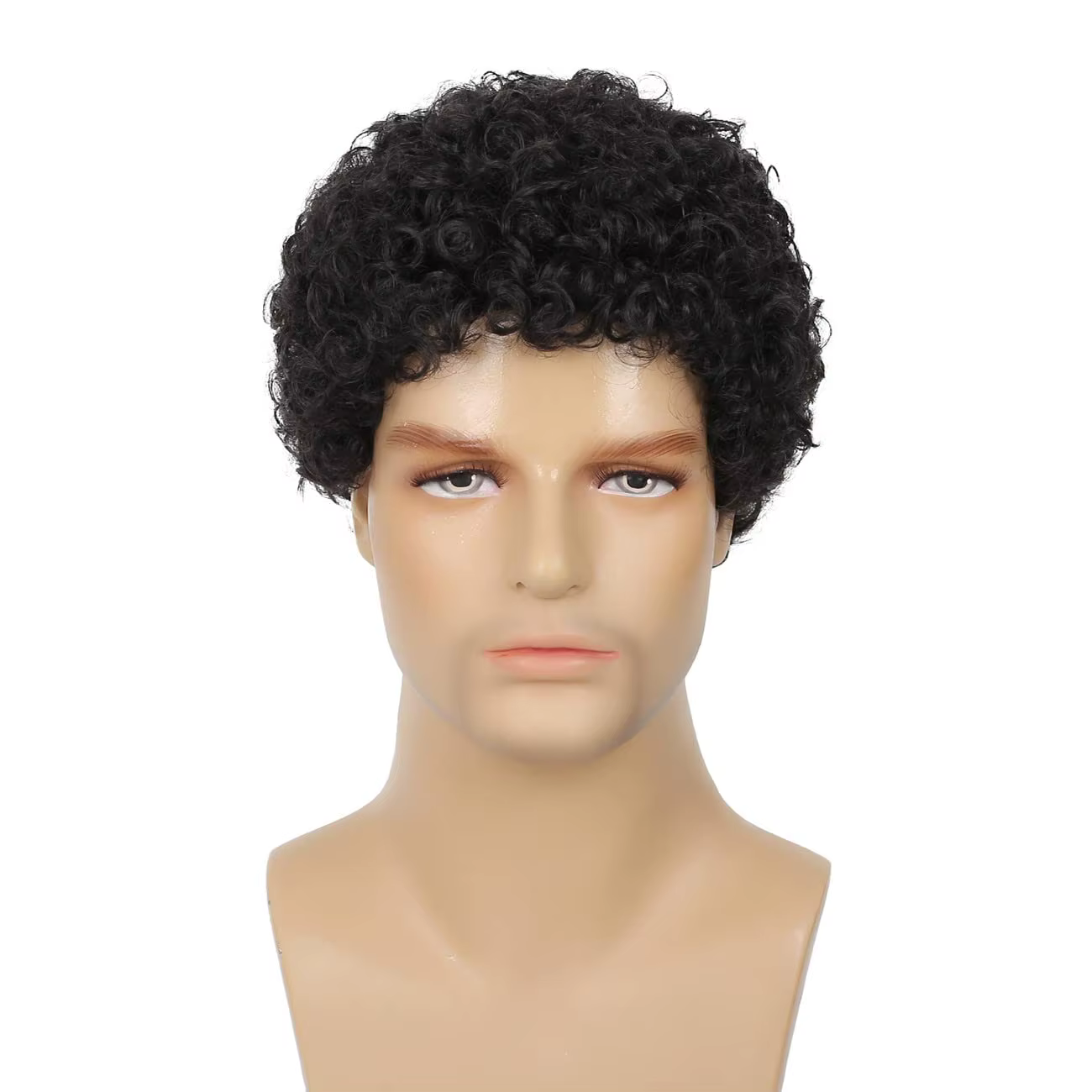 Tereshar synthétique hommes bouclés Afro perruques courte perruque bouclée pour homme gars Rocker