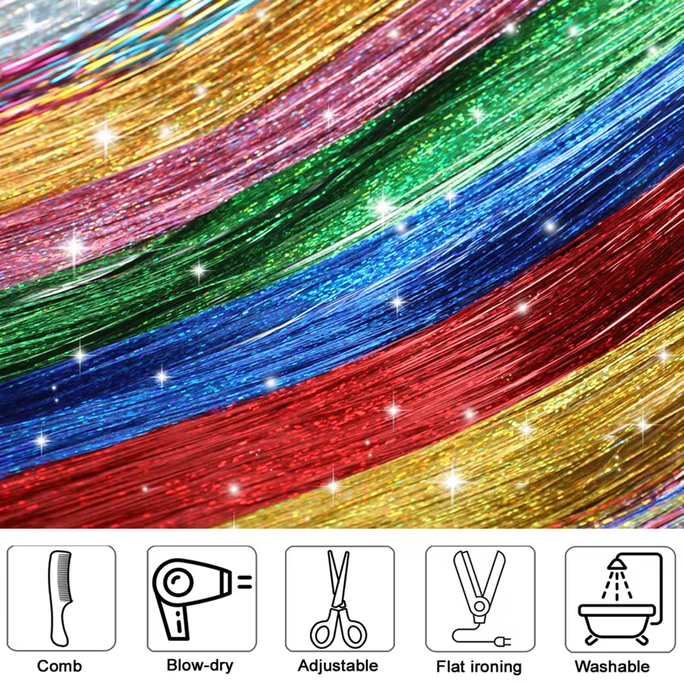 Kit de mèches synthétiques de 48 pouces avec outil
