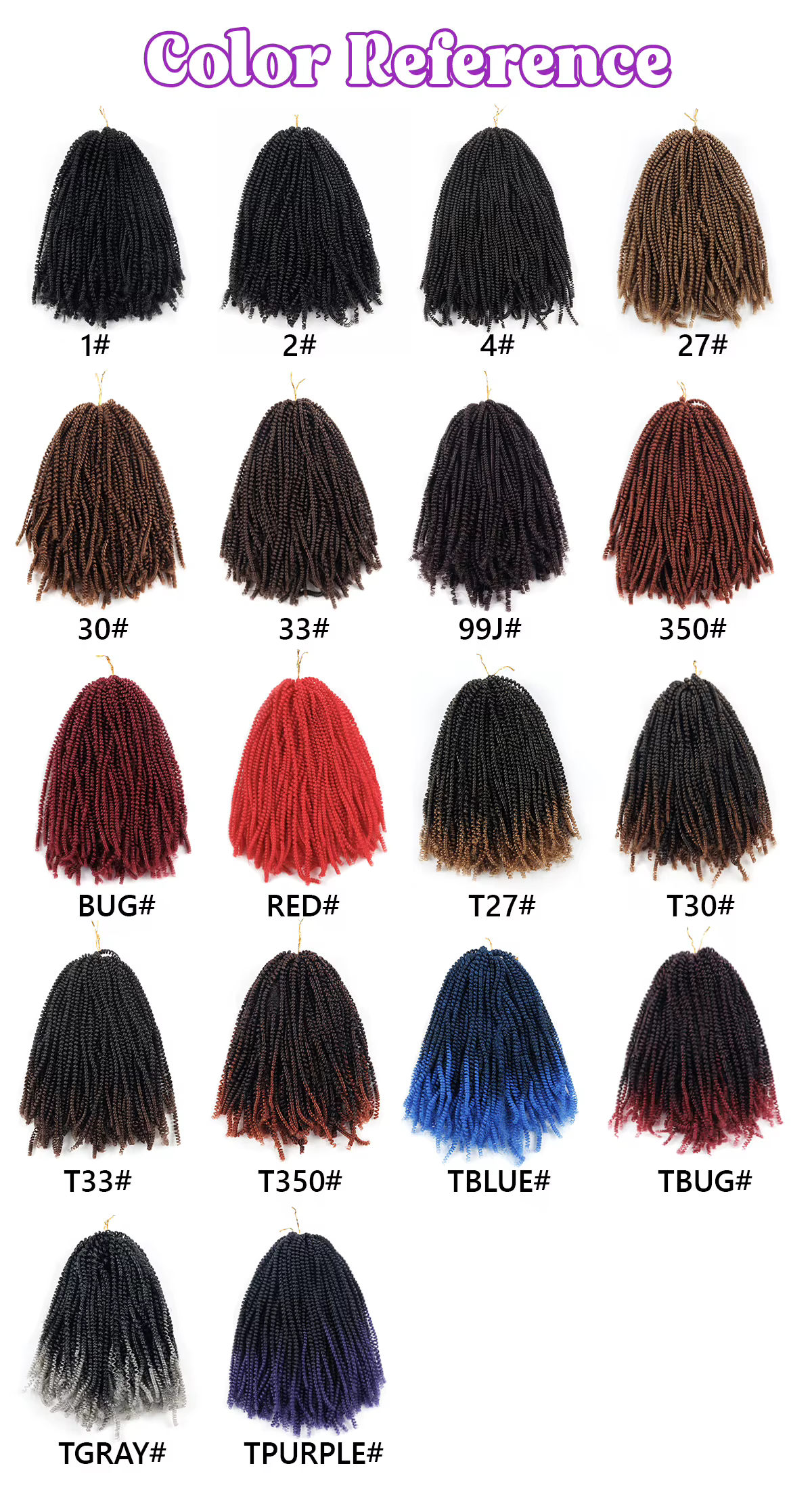 Extensions de cheveux Afro torsadés