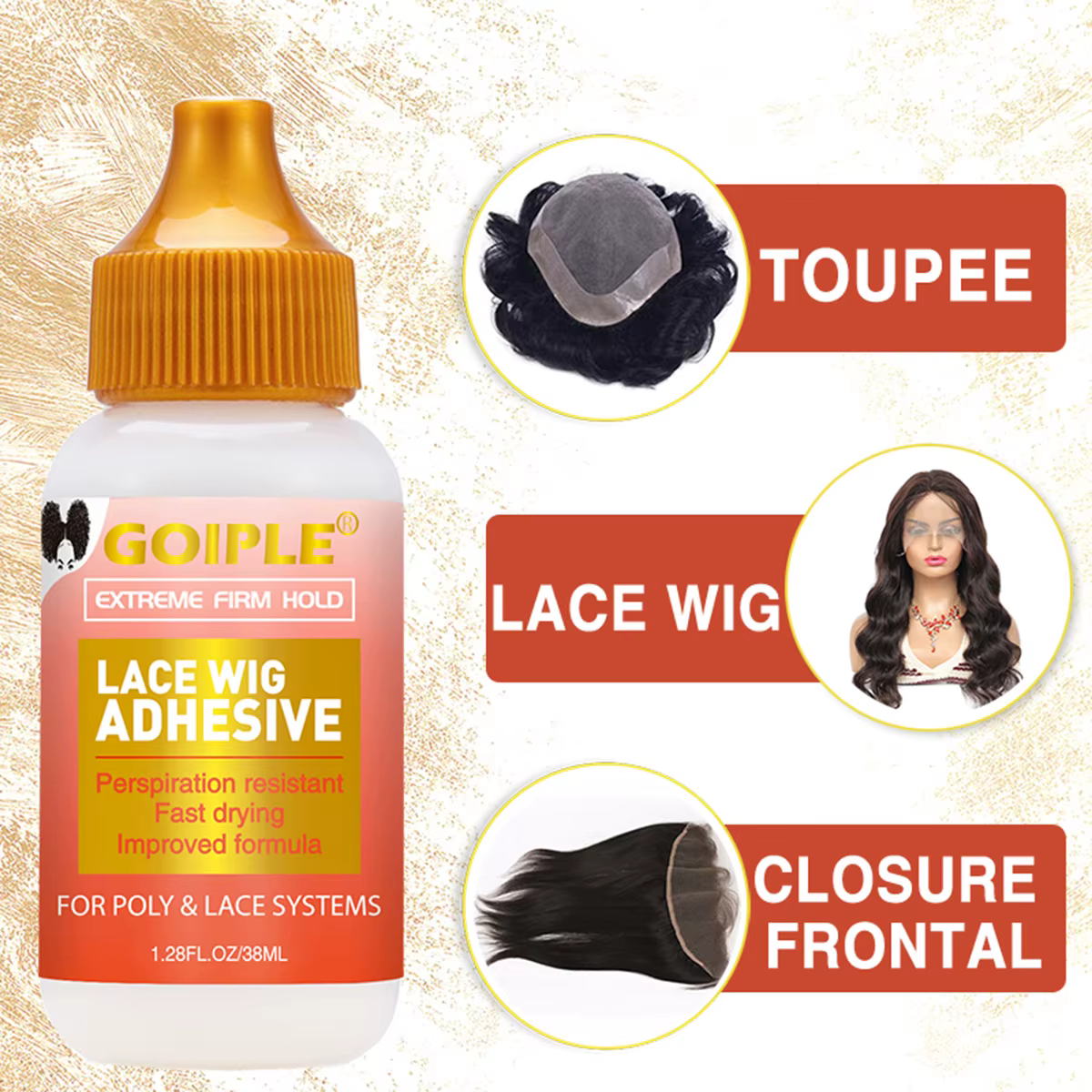 Perruque Lace Wig synthétique imperméable